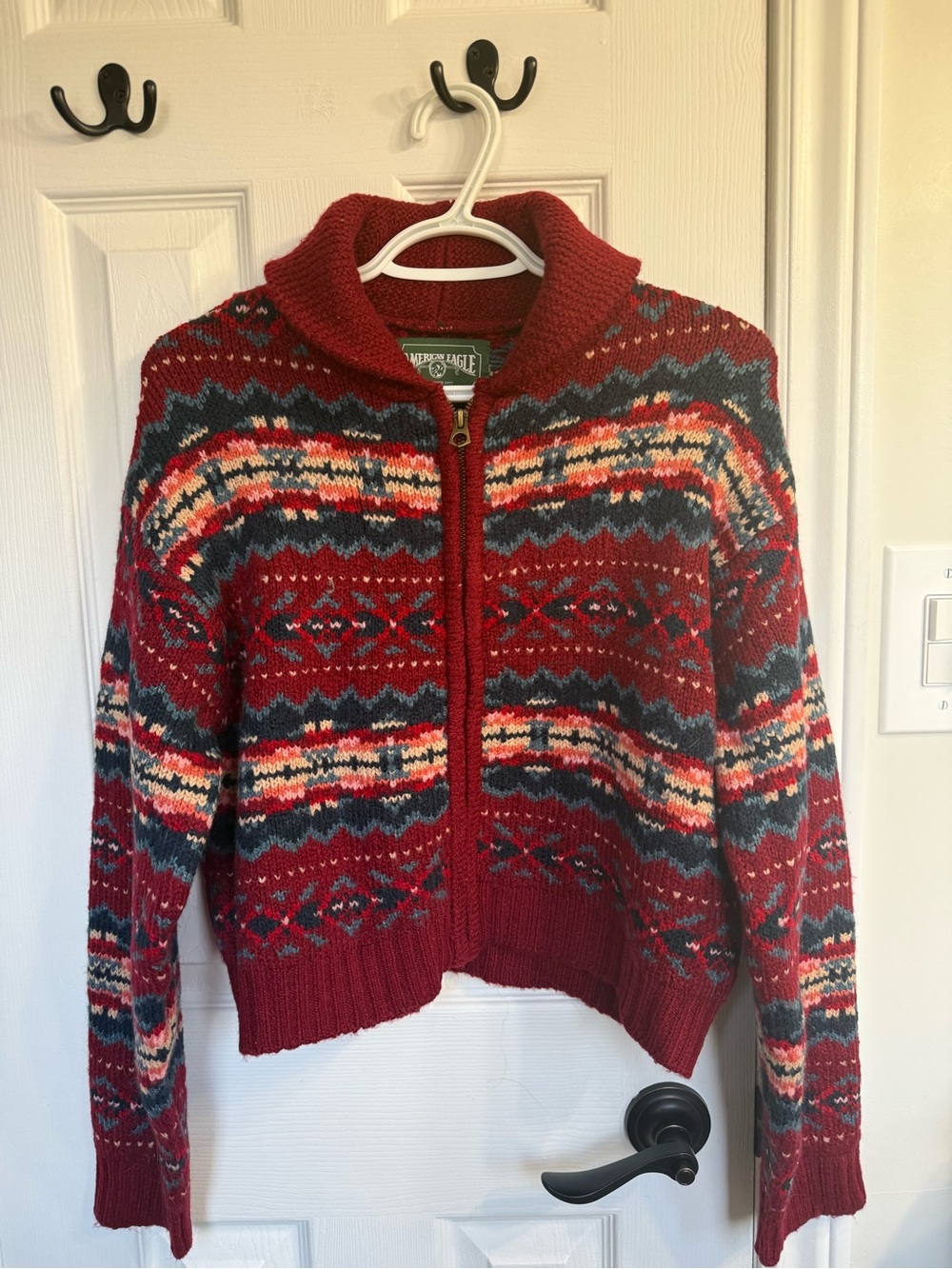 American Eagle Zip-up Sweater